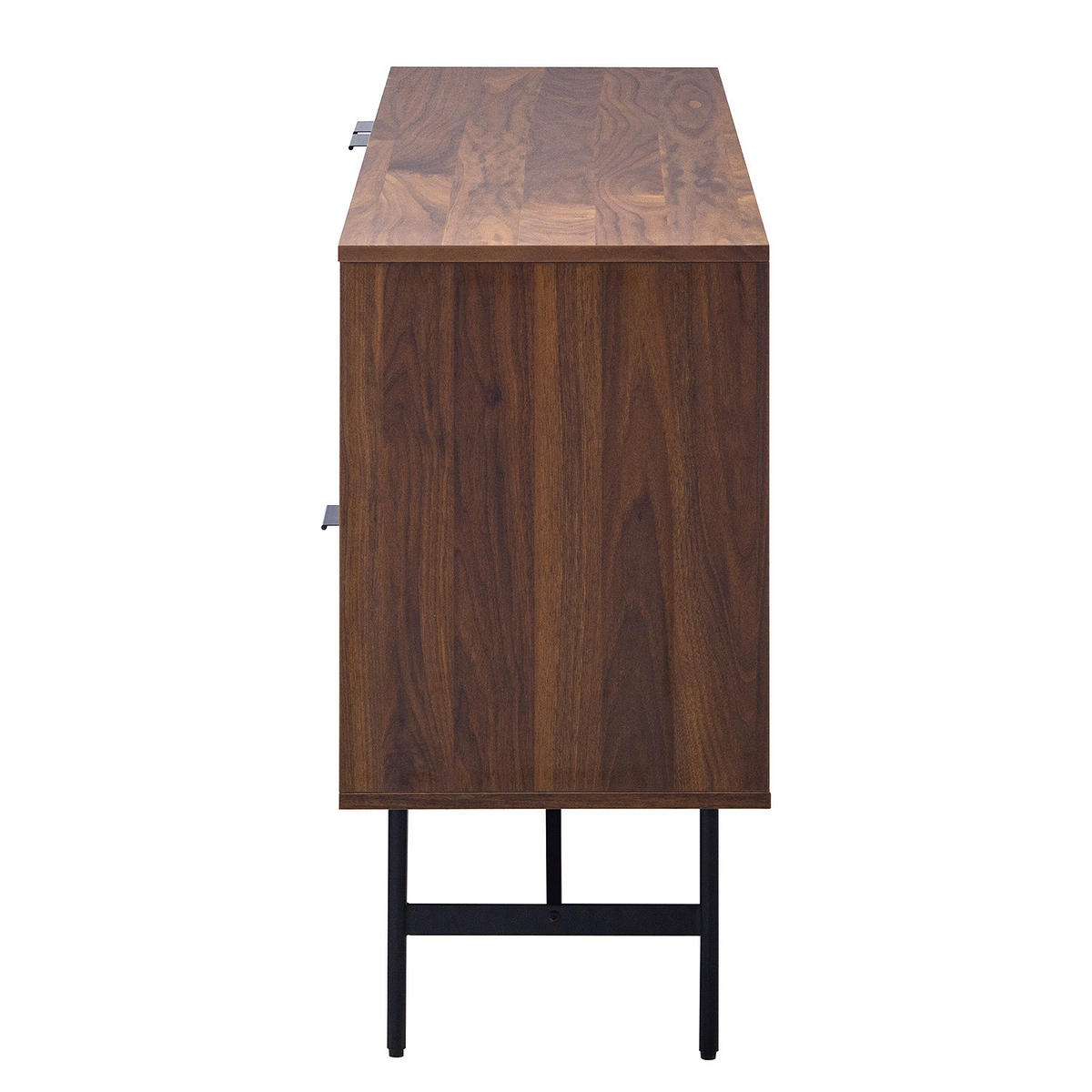 SIDEBOARD - Echtholzfurnier - Walnuss - Walnussfarben, Holzwerkstoff (180/80/40cm) - home24