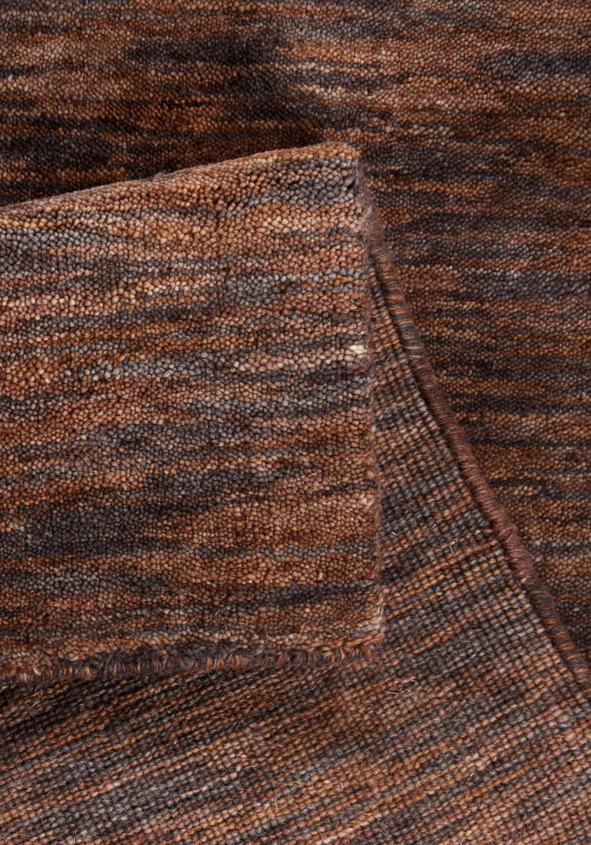HANDWEBTEPPICH Nashville 70x140 cm - Braun, Textil (70/140cm) - THEKO