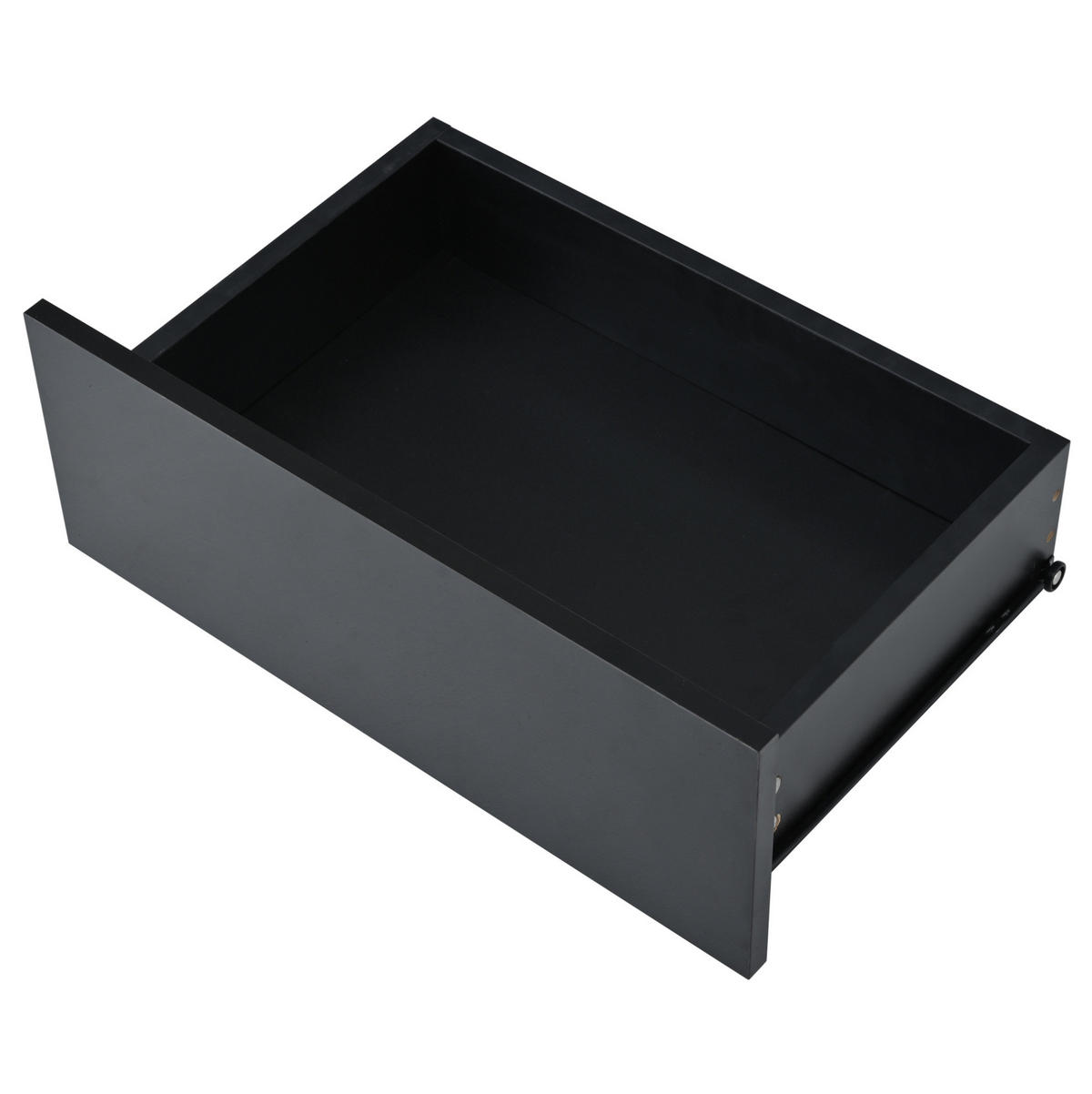 COUCHTISCH 100/50/35 cm schwarz aus Spanplatte und Glas mit LED-Licht - Schwarz, Holzwerkstoff (100/50/35cm) - OKMYHOME