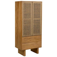 SCHRANK aus Holz 75x45x170 cm - Braun, Holz (75/170/45cm) - Wanderlust