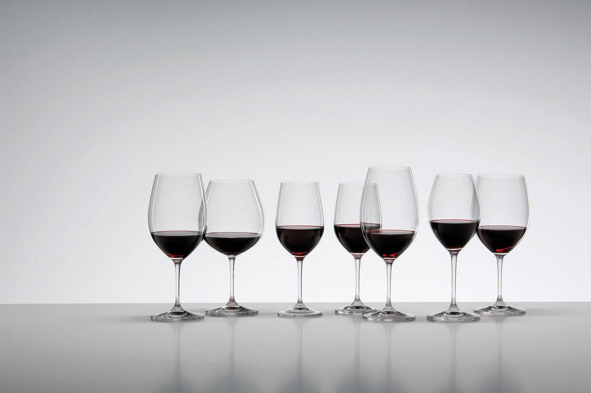 CABERNET SAUVIGNON / MERLOT ROTWEINGLÄSER Vinum transparent 650 ml 2er Set - Transparent, Glas (0.65L) - Riedel