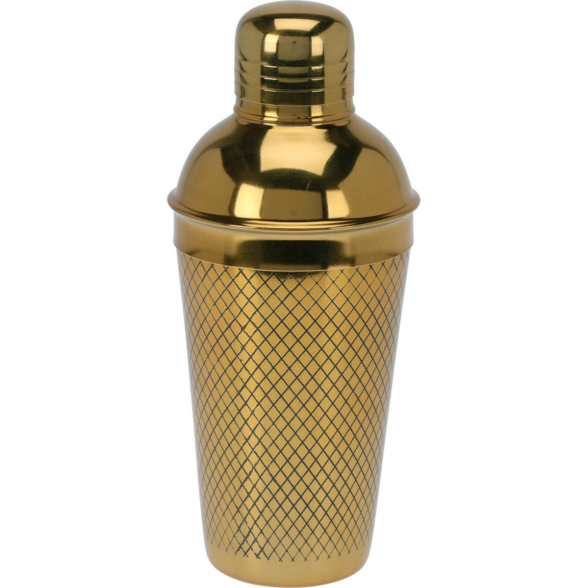 COCKTAILSHAKER Edelstahl 650 ml - Goldfarben, Metall (9.2/22/9.4cm) - Home Styling Collection