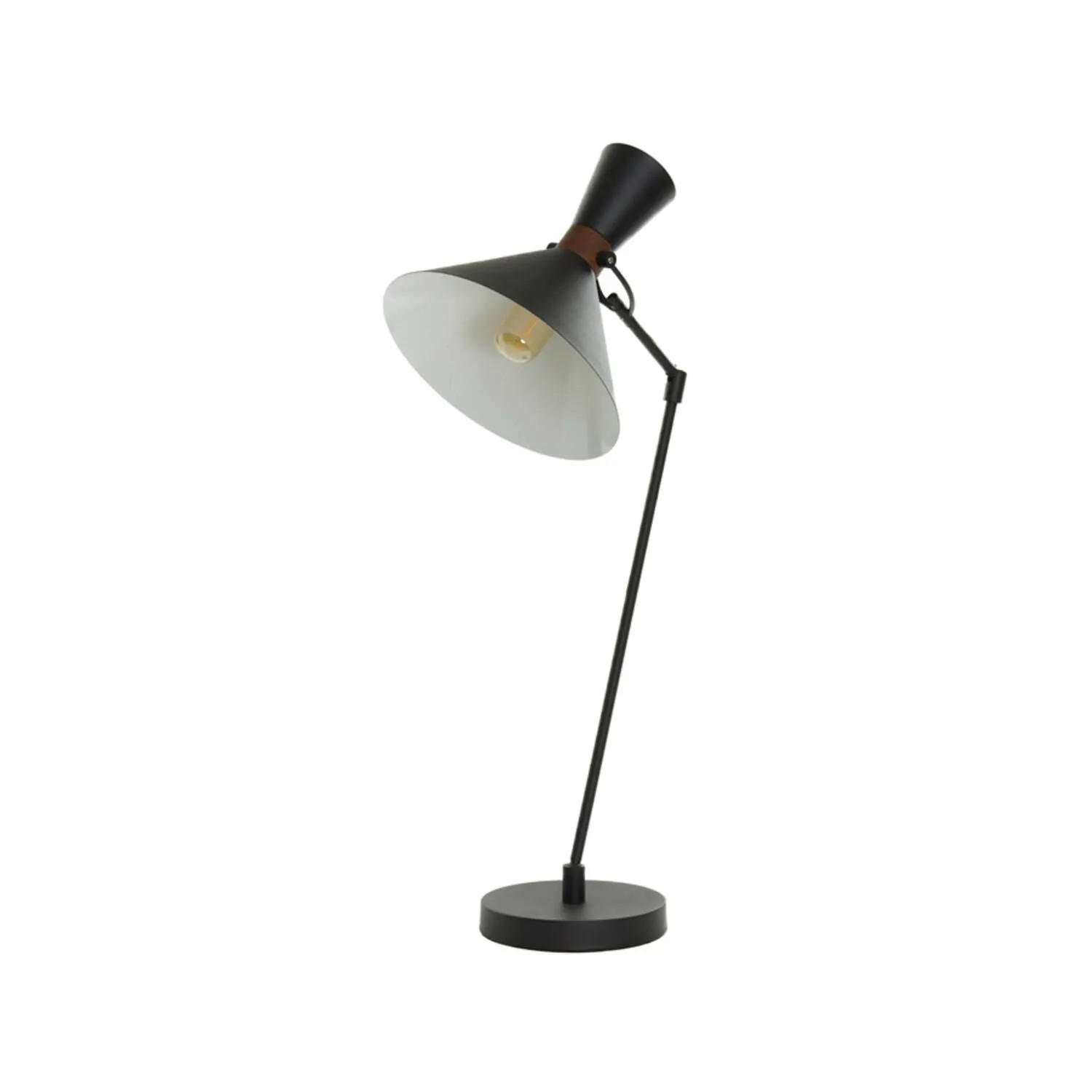 Light & Living Tischleuchte Schwarz 25x93x47 cm