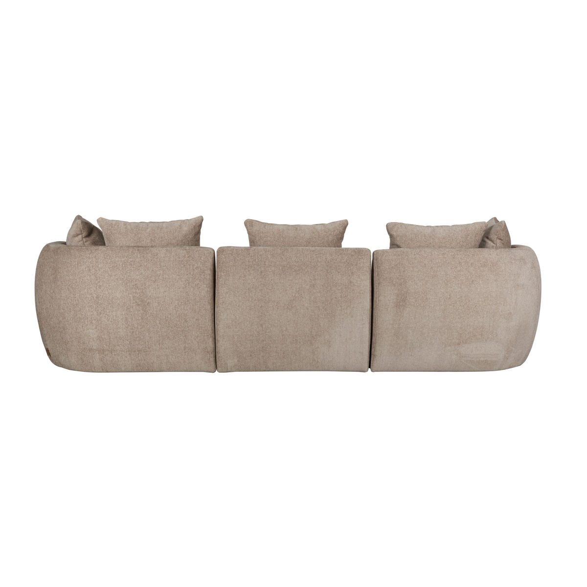 SOFA 4,5-SITZER Rocca Cappuccino/ Beige - Beige/Braun, Textil (250/83/92cm) - Dutchbone