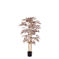 TOPF Bambus Bronze 152/90/152 cm - Bronzefarben, Kunststoff (152cm) - Light & Living