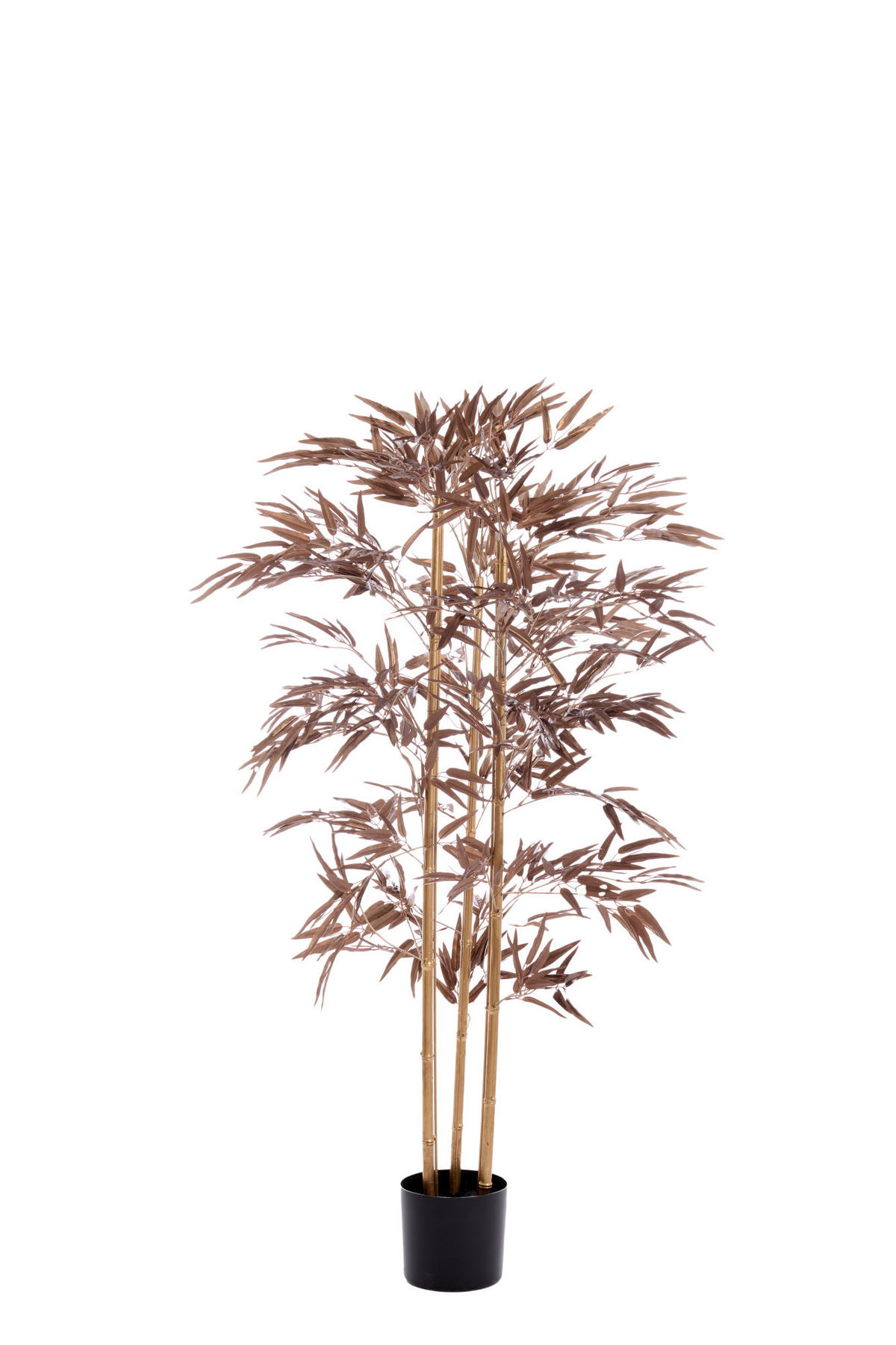 TOPF Bambus Bronze 152/90/152 cm - Bronzefarben, Kunststoff (152cm) - Light & Living