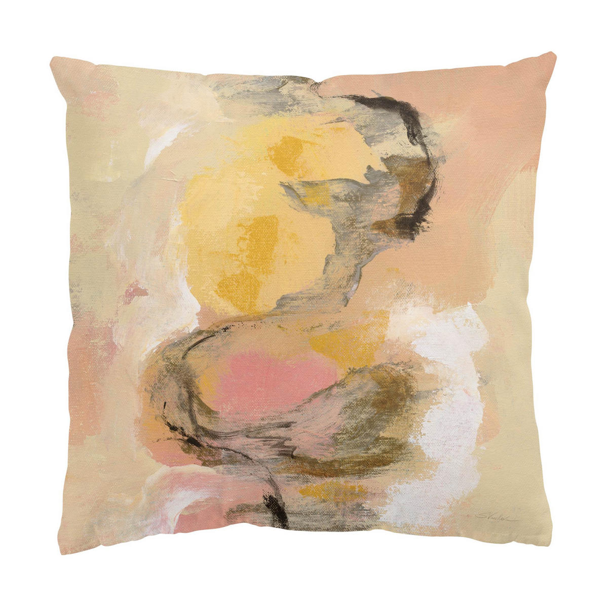 DEKOKISSEN 2er-Set Pfingstrosen-Aroma Duo 50/50 cm - Rosa, Textil (50/50cm) - Bilderwelten