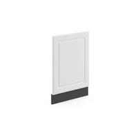 FRONTBLENDE R-Line Weiß Landhaus 45 cm ohne AP - Anthrazit/Weiß, Holzwerkstoff (45/57.2/1.6cm) - Vicco