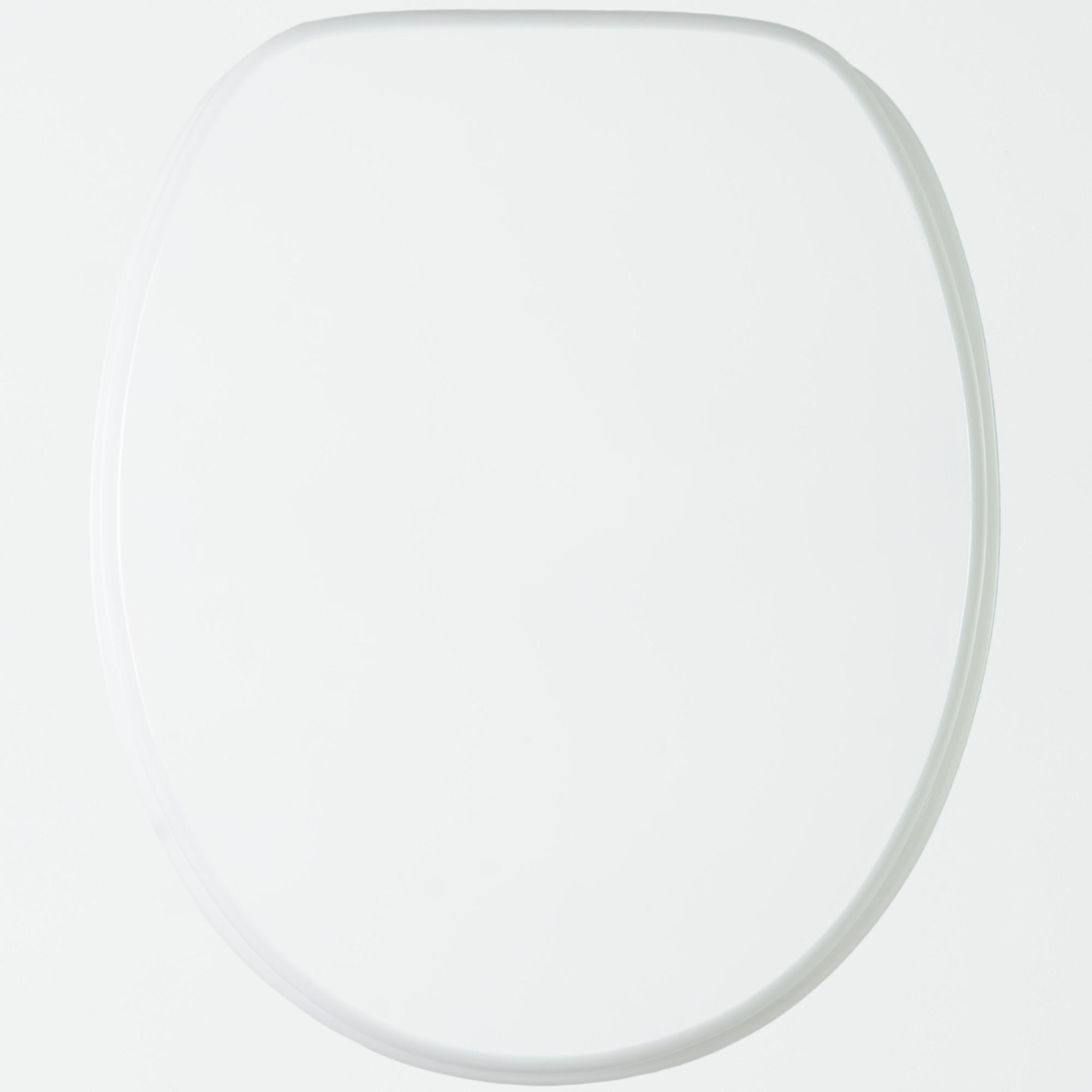 WC-SITZ mit Absenkautomatik Weiß - Weiß, Holzwerkstoff (38/6/47cm) - Sanilo