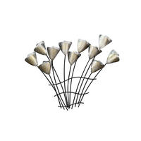 WANDDEKO Gold 78/60 cm - Goldfarben/Schwarz, Metall (1.4/60/4cm) - KUNSTLOFT
