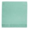 HANDTUCH MIT ÖSE Curl thymian 50 x 50 cm - Türkis, Textil (50/50cm) - Winkler