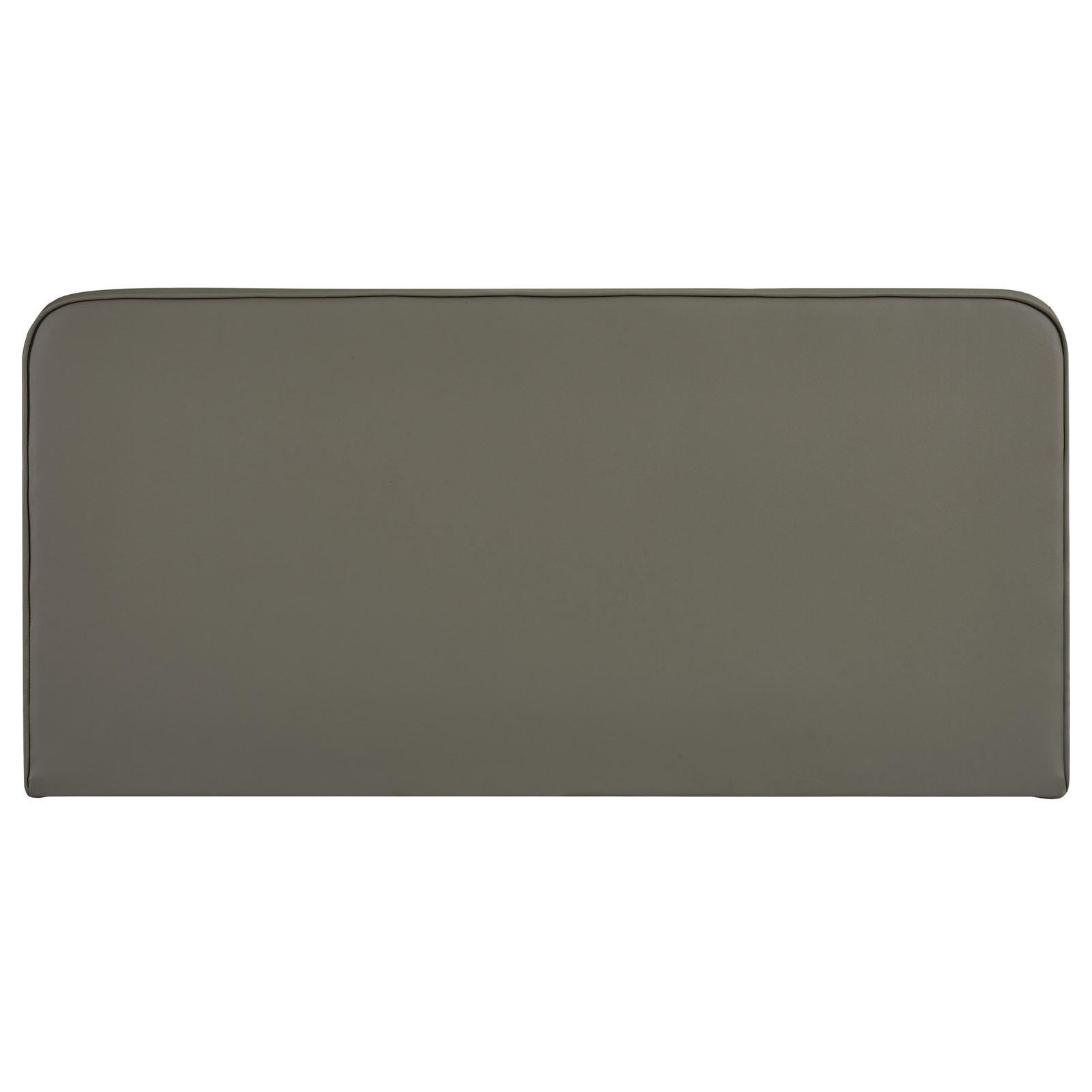 KOPFTEIL RIVEN 140X190 CM - Grau, Textil (140/68/6cm) - IDIMEX