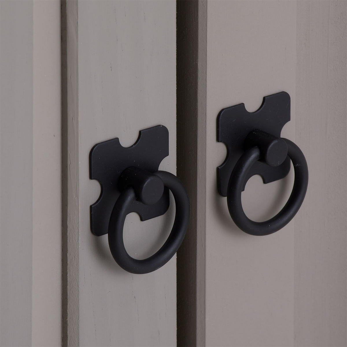 TV RACK RAMON - Naturfarben/Grau, Holz (85/79/43cm) - CARO-Möbel