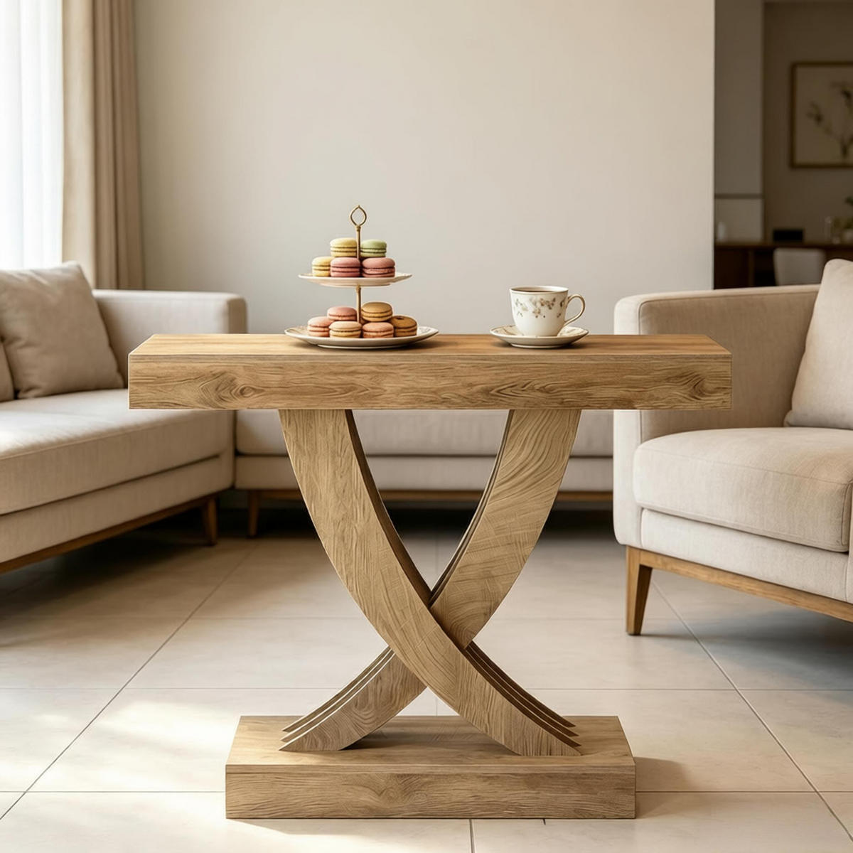 KONSOLENTISCH Braun 110/30/85 cm - Braun, Holzwerkstoff (30/110/85cm) - PANGIVO