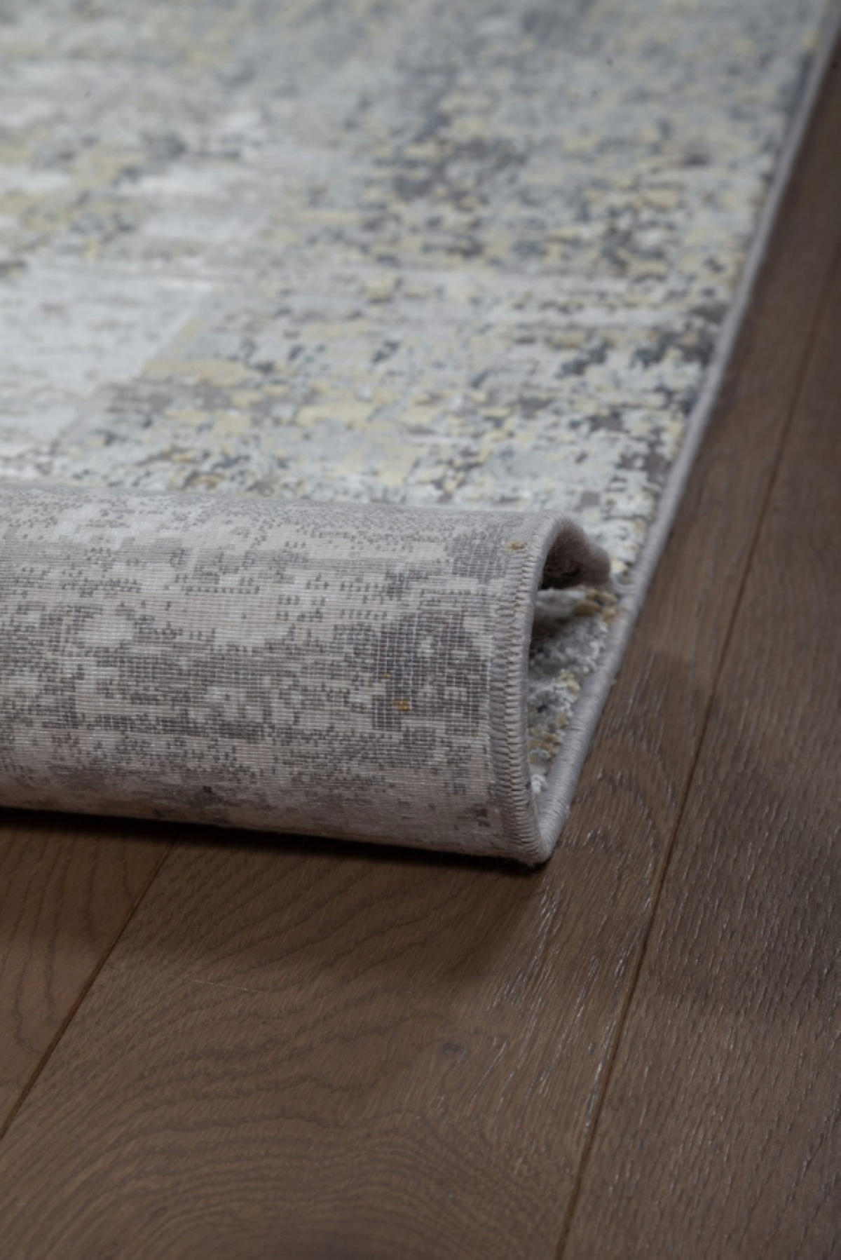 TEPPICH modern Wohn-/Schlafzimmer Viskose BRODERIE Grau 300x400 cm - Grau, Textil (300/400cm) - Novatrend