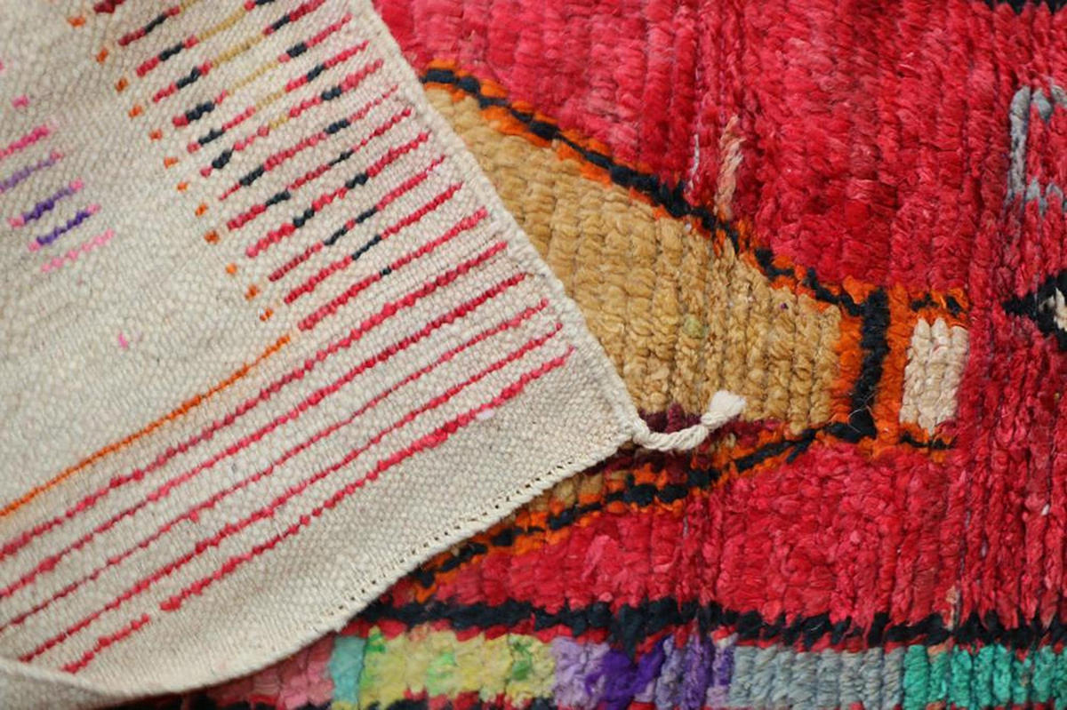 BERBERTEPPICH aus reiner Wolle 67x 344 cm - Rot, Naturmaterialien (67/344cm) - AFK Living