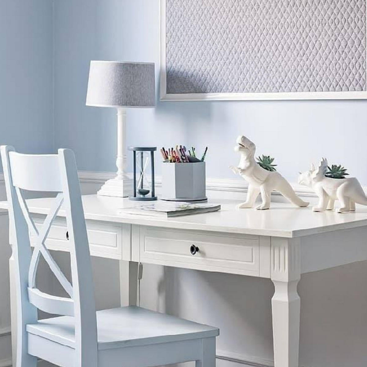 KINDERSCHREIBTISCH Ines - Weiß, Holzwerkstoff (120/78/65cm) - RAUMHIRSCH FURNITURE