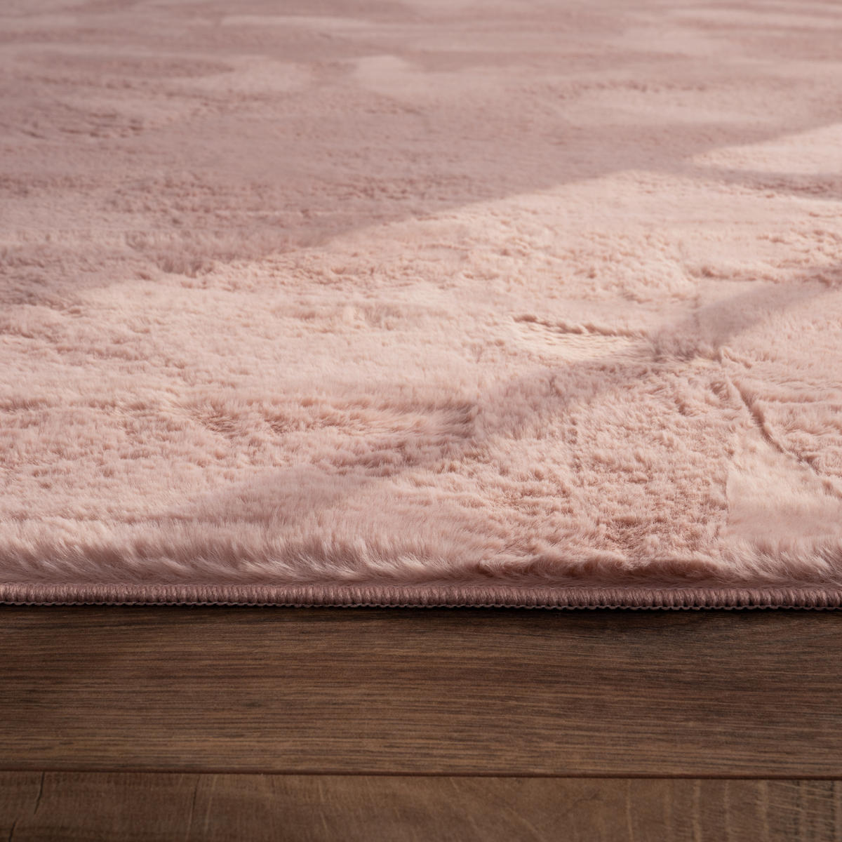HOCHFLORTEPPICH 80/80 cm Soft 380 - Pink, Textil (80/80cm) - Paco Home