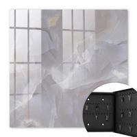 SCHLÜSSELBOX Schwarz 30x30 cm- Türöffnung nach rechts - Graue Eleganz - Grau, Metall (30/30/5cm) - TULUP