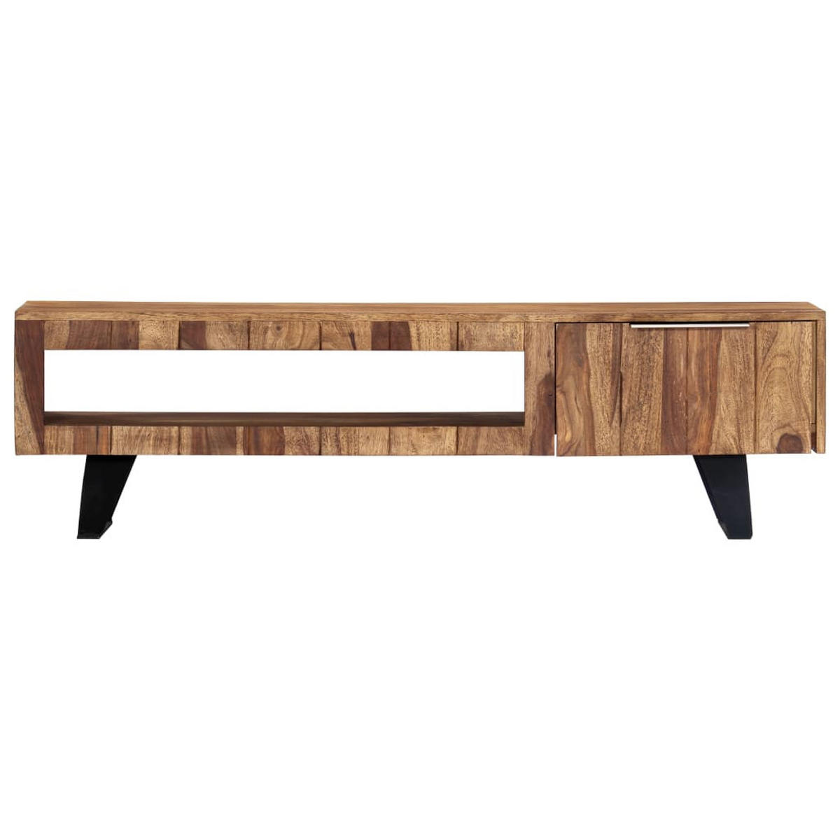TV-SCHRANK 140/30/40 Cm Massivholz Akazie - Braun, Holz (40/140/30cm) - vidaXL