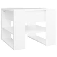 COUCHTISCH Weiß 55,5x55x45 cm Holzwerkstoff - Weiß, Holzwerkstoff (55.5/55/45cm) - furnicato