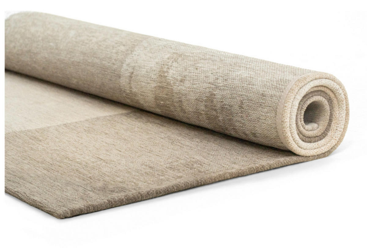 TEPPICH modern Flachgewebe NAGOYA Beige 170x240 cm Beige 170 x 240 cm - Beige, Textil (170/240cm) - Novatrend