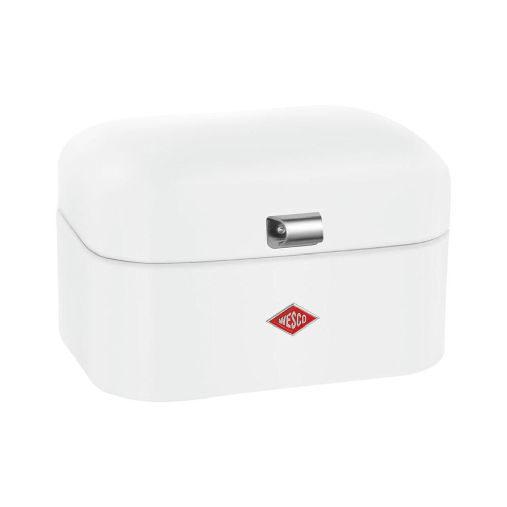 BROTKASTEN Weiß 28/21.5/17 cm 8012215 - Weiß, Metall (21.5/17/28cm) - Wesco