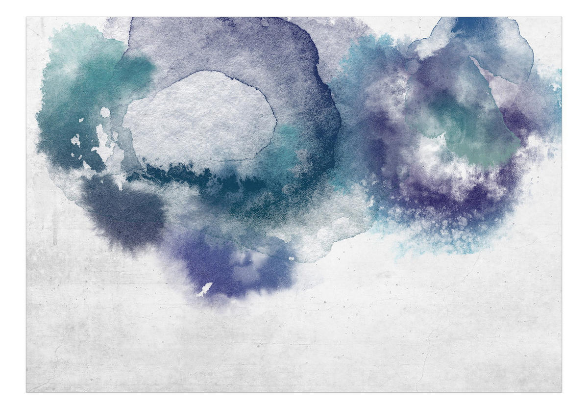 SELBSTKLEBENDE FOTOTAPETE 441/315 cm - Blau/Grau, Kunststoff/Textil (441/1cm) - KUNSTLOFT