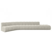 ECKSOFA modulares Sofa Brilo-L2 - 471x174x70 cm Creme - Hellgrau/Creme, Holzwerkstoff/Textil (471/174cm) - ALTDECOR