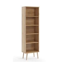 REGAL Gold Craft Eiche Hochbeinig Mit Regalen Mit Massivholzbeinen - Multicolor, Holzwerkstoff (46/180/32cm) - Sepro Meble