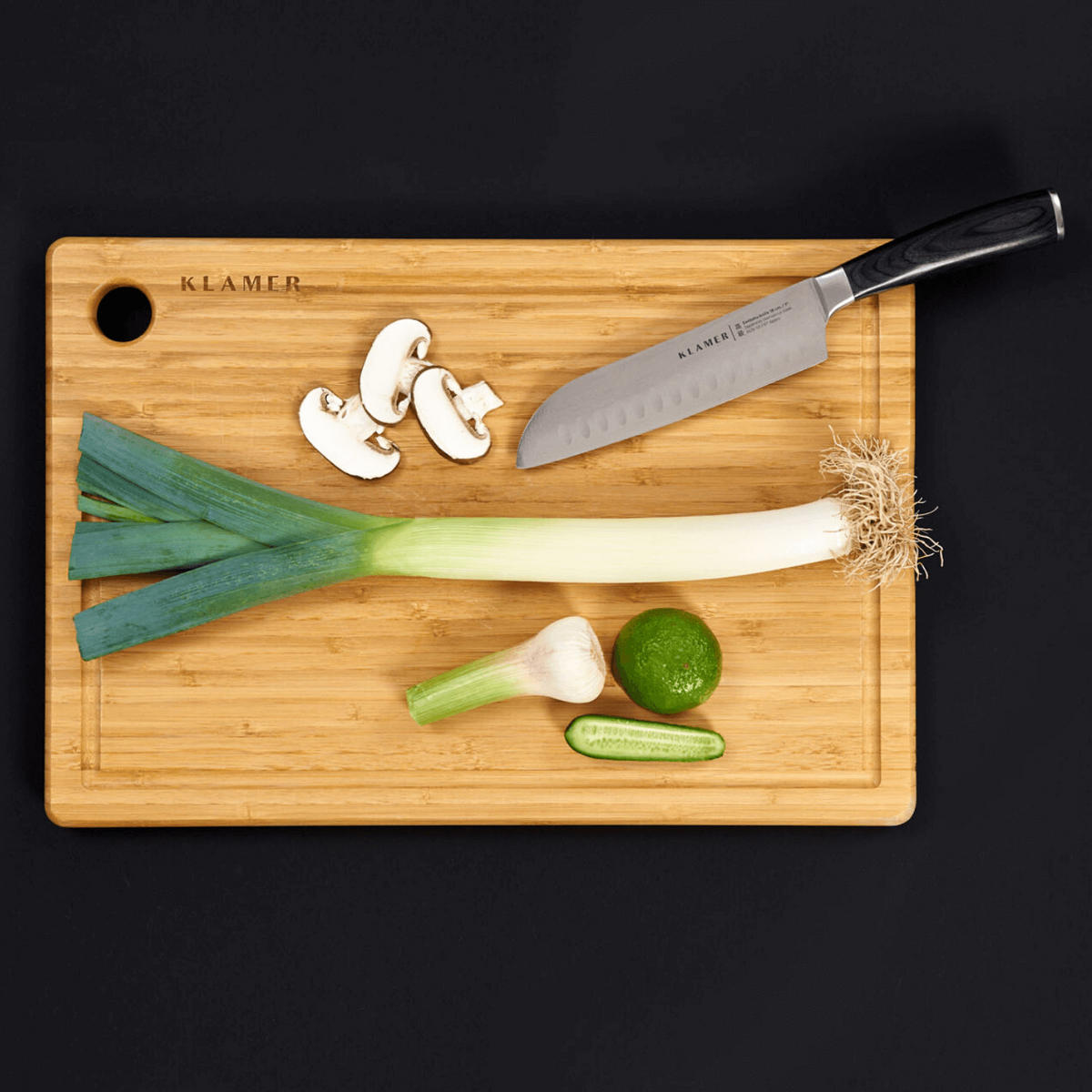 SCHNEIDEBRETT 45 x 30 cm Bambus - Hellbraun, Holz (30/45cm) - KLAMER