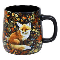 KAFFEEBECHER Forest Wildlife - Fox - Naturfarben, Keramik (0.4L) - Könitz