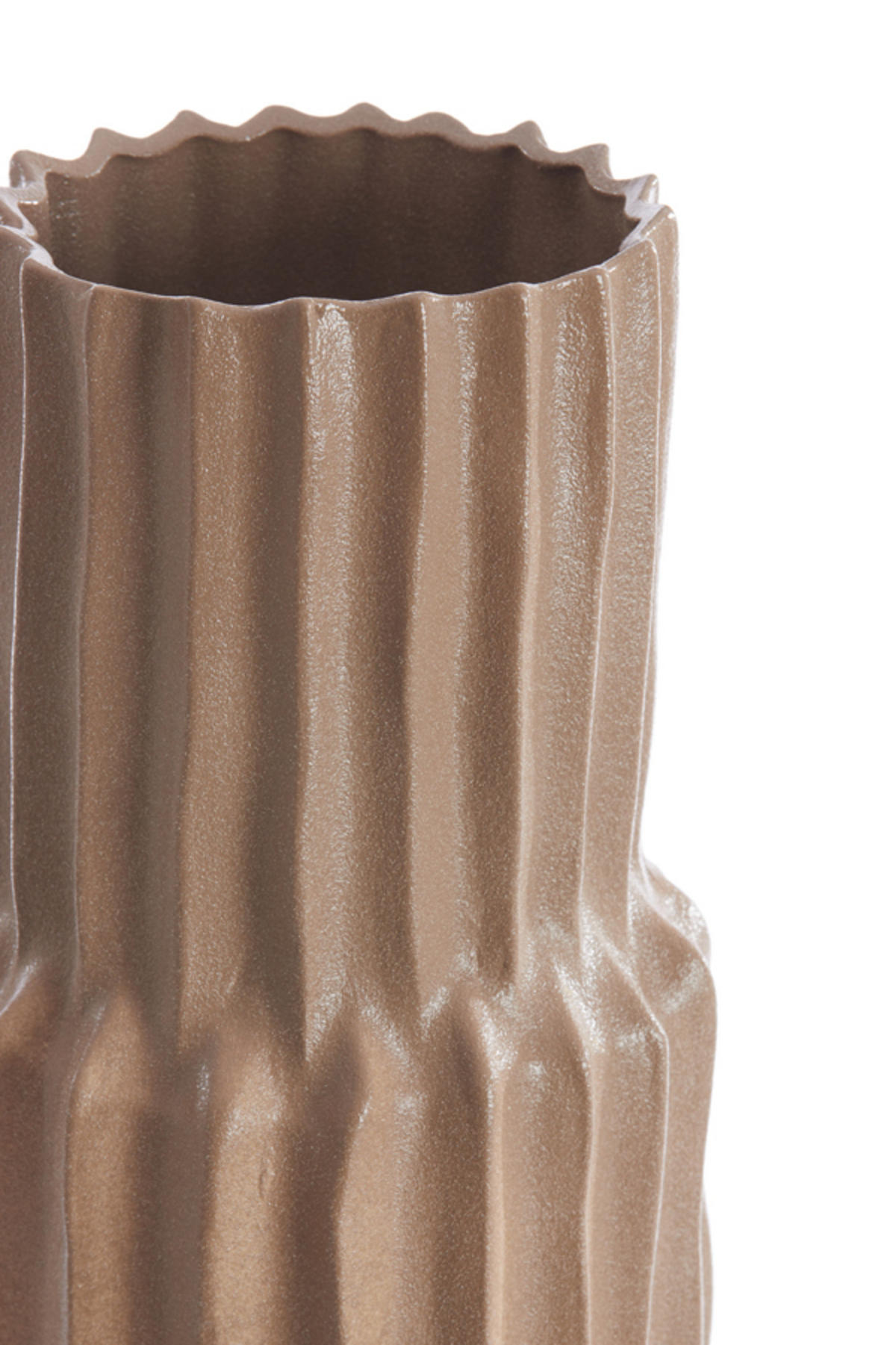 VASE Longa Grau Ø20,5/72,5 cm - Grau, Keramik (72.5cm) - Light & Living