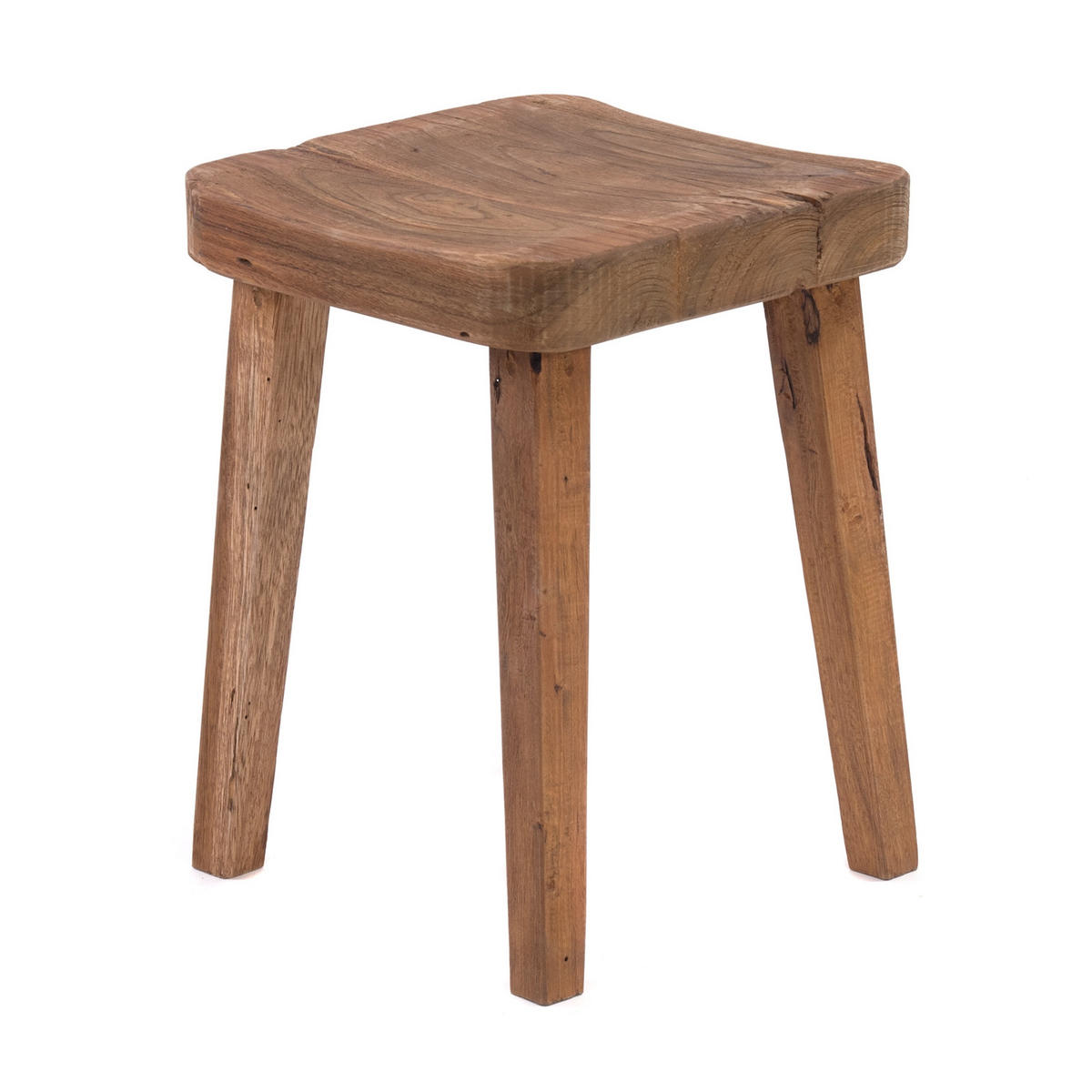 HOCKER Lupo Massivholz naturfarben - Naturfarben, Holz (30/40/30cm) - DESIGN DELIGHTS