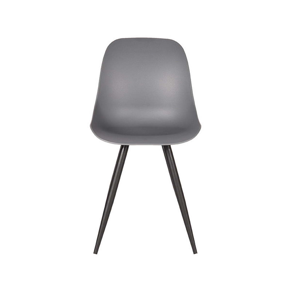 ESSZIMMERSTUHL Monza Grau 54/46/88 cm 2er-Set - Grau, Kunststoff (46/88/54cm) - LABEL51