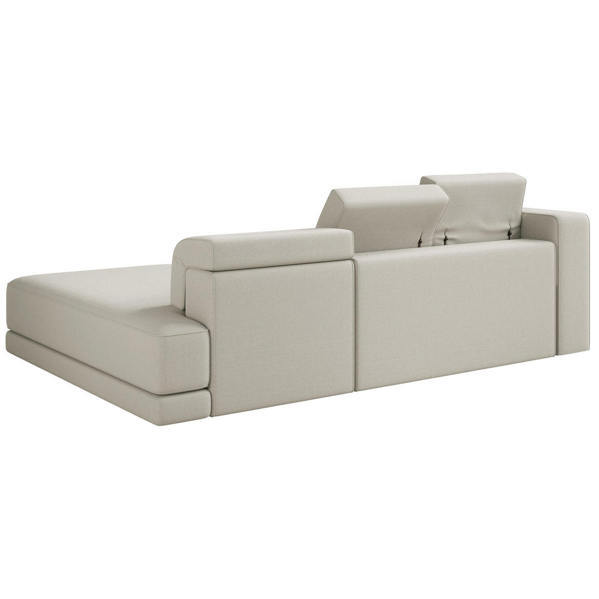 ECKSOFA Novals L-Form, 4-Sitzer, rechts 278 cm - Taupe/Schwarz, Holz/Kunststoff (168/278cm) - Selsey