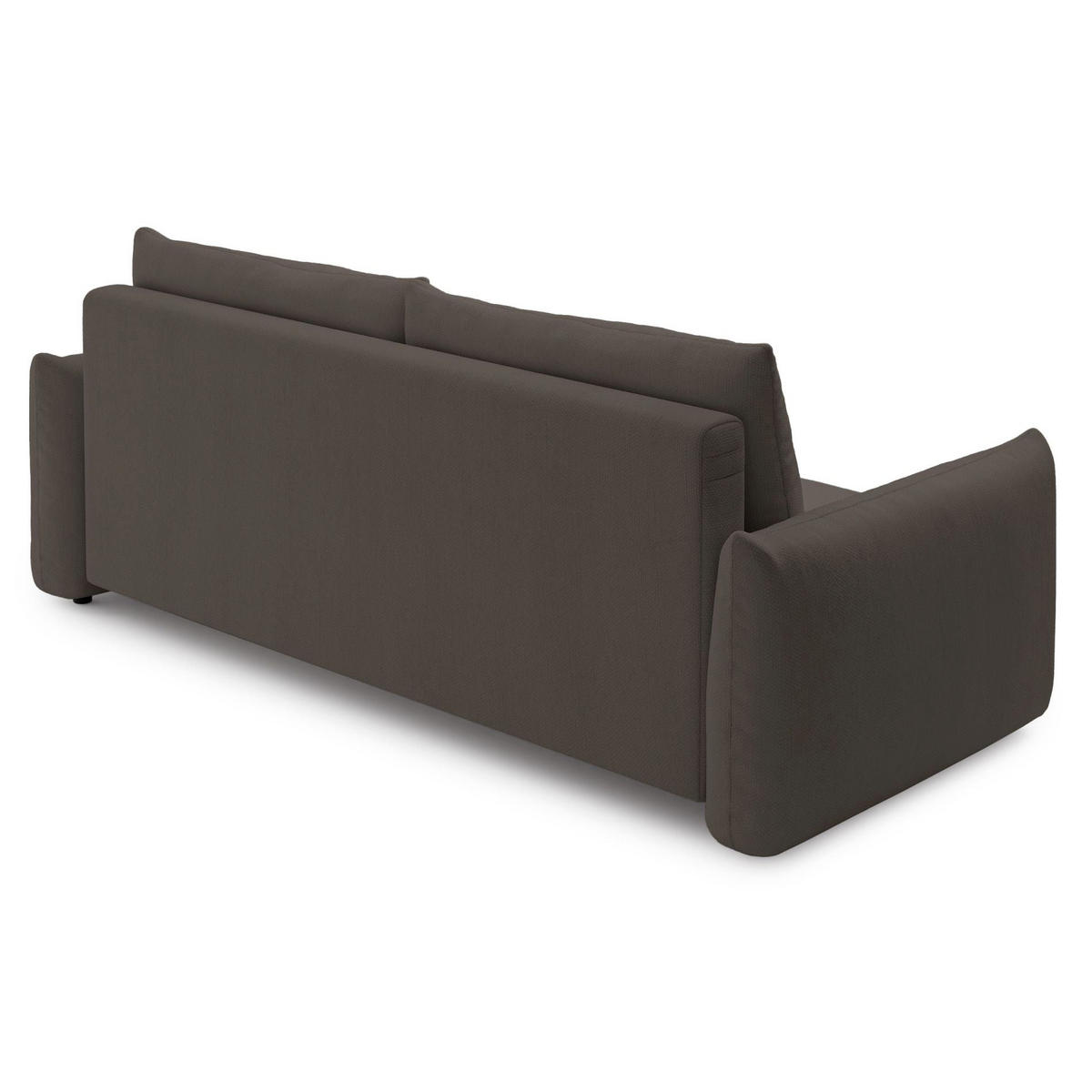 SCHLAFSOFA Theolla Braun - Schwarz/Braun, Textil/Metall (248/97/111cm) - Selsey