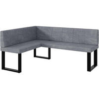 ECKBANK PETER_U - Grau, Textil (128/168cm) - Meblini