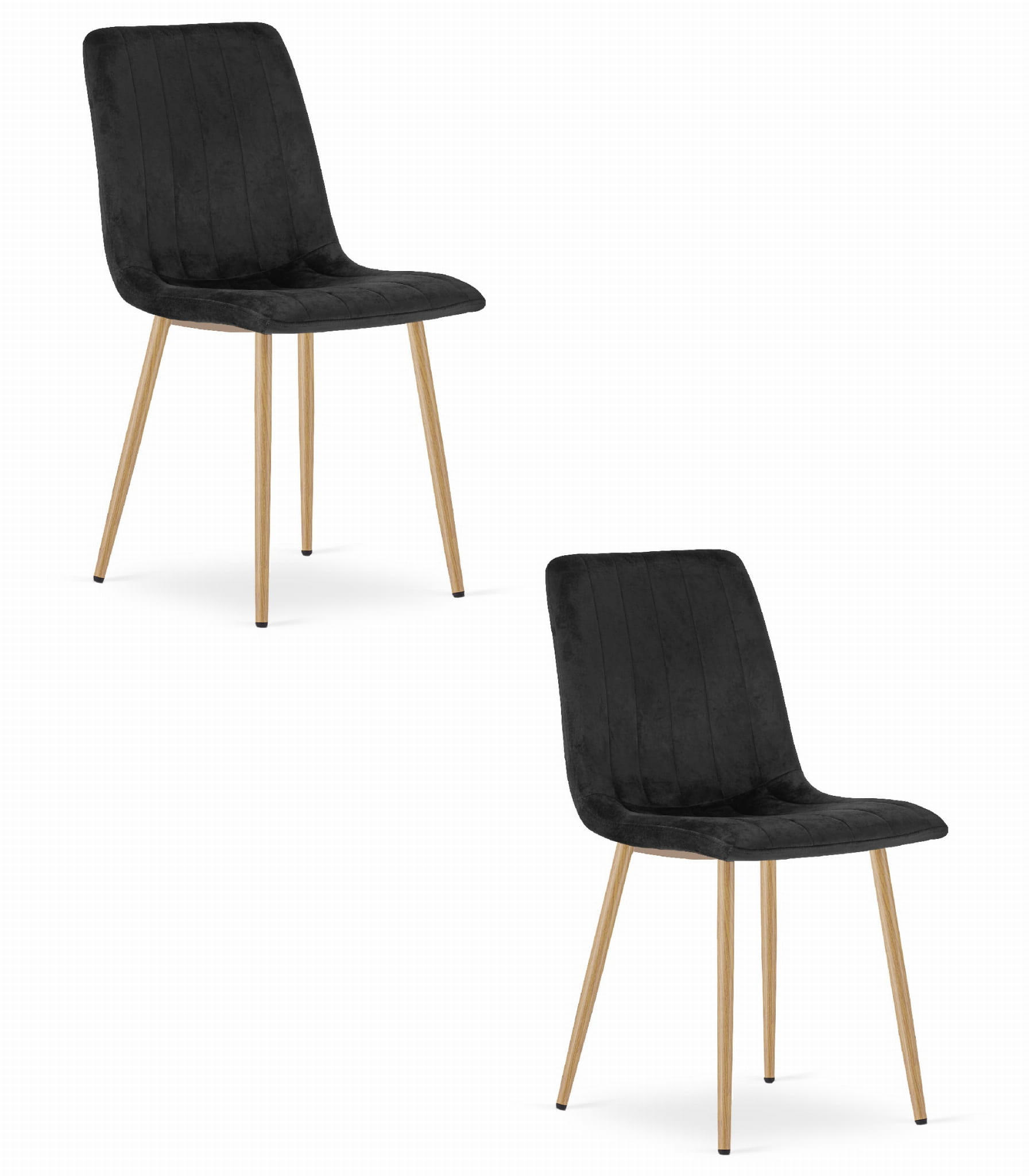 Valora Esszimmerstuhl Schwarz 43x90x51 cm
