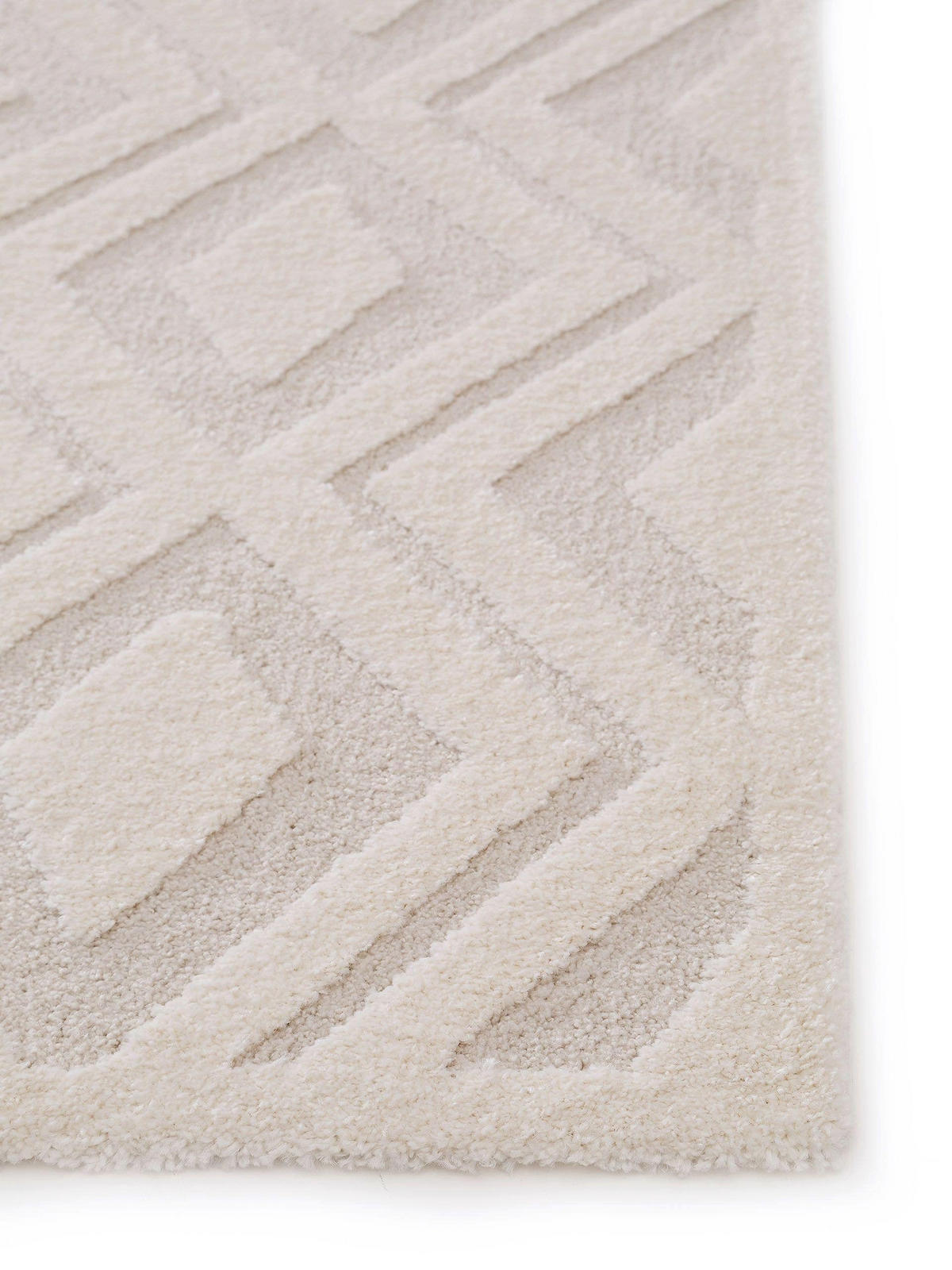 TEPPICH Eve Cream/Beige 140x200 cm - Creme, Textil (140/200cm) - benuta Nest