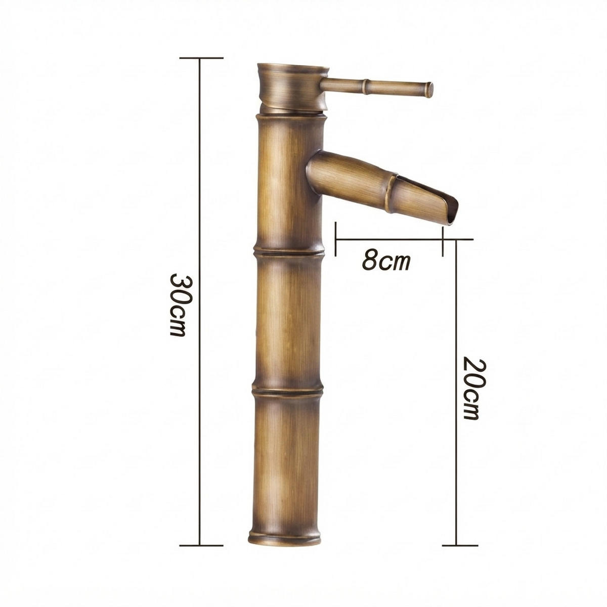 BADEZIMMERARMATUR, 39 x 14 cm, gold - Goldfarben, Metall (37/7/23cm) - Vallsero