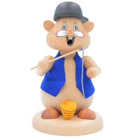 RAUCHFIGUR Hamster Kind spielend 13 cm - Multicolor, Holz (8/13/0.1cm)