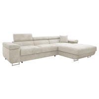 ECKSOFA Torezio Mini, Seite: Rechts - Creme, Holz/Textil (280/170cm) - MIRJAN24