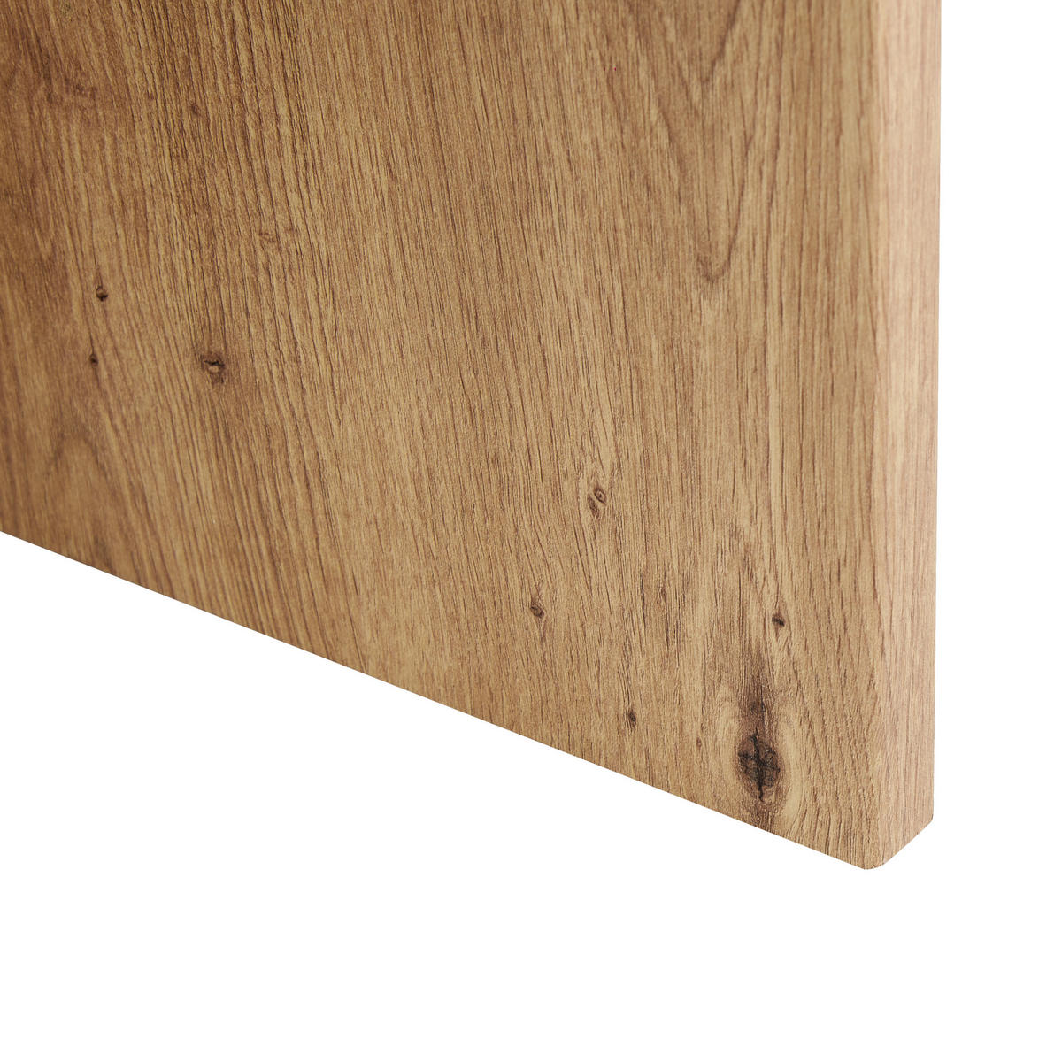 COUCHTISCH hellbraun Holzoptik rund 80 cm Stanton - Hellbraun, Holzwerkstoff (80/80/42cm) - Beliani