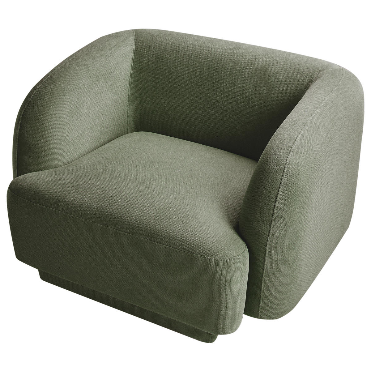 SESSEL Grün Skjanes - Grün, Textil (102/69/81cm) - Beliani