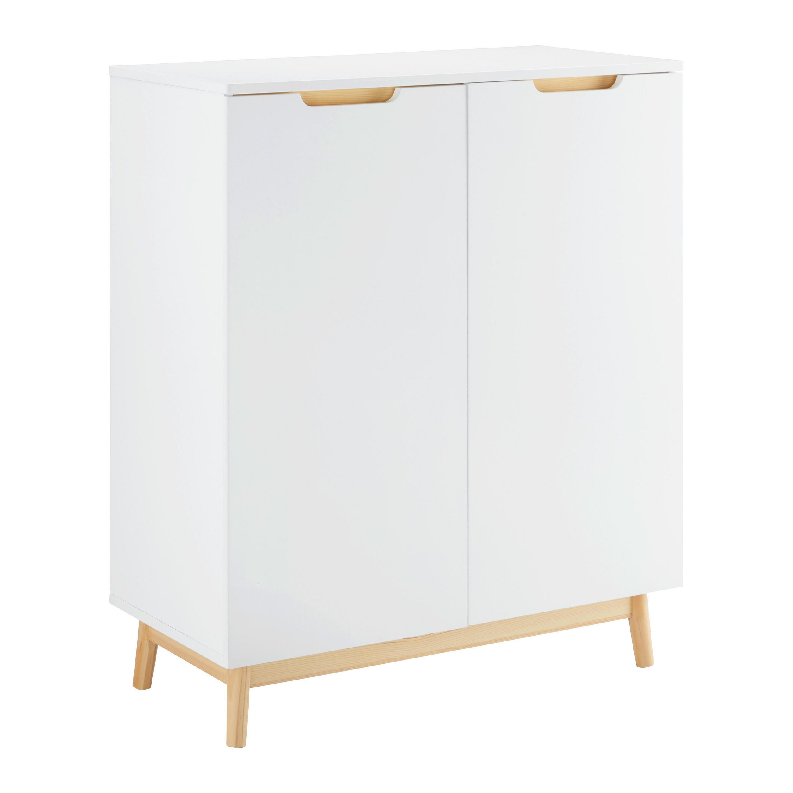 Bessagi Home Kommode Weiß 80x94.5x38 cm