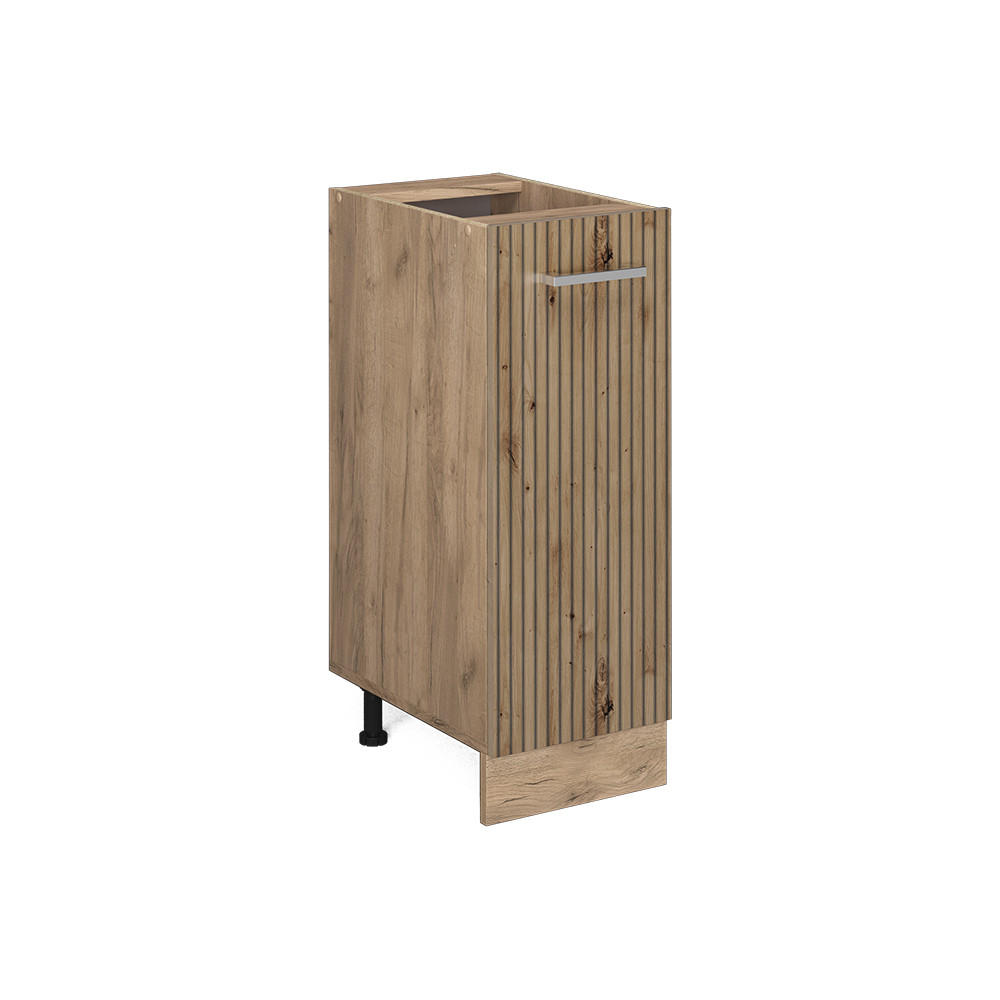 APOTHEKERSCHRANK R-Line Artisan-Eiche 30 cm ohne AP - Honigeiche/Eiche Wotan, Holzwerkstoff (30/81.6/46cm) - Vicco