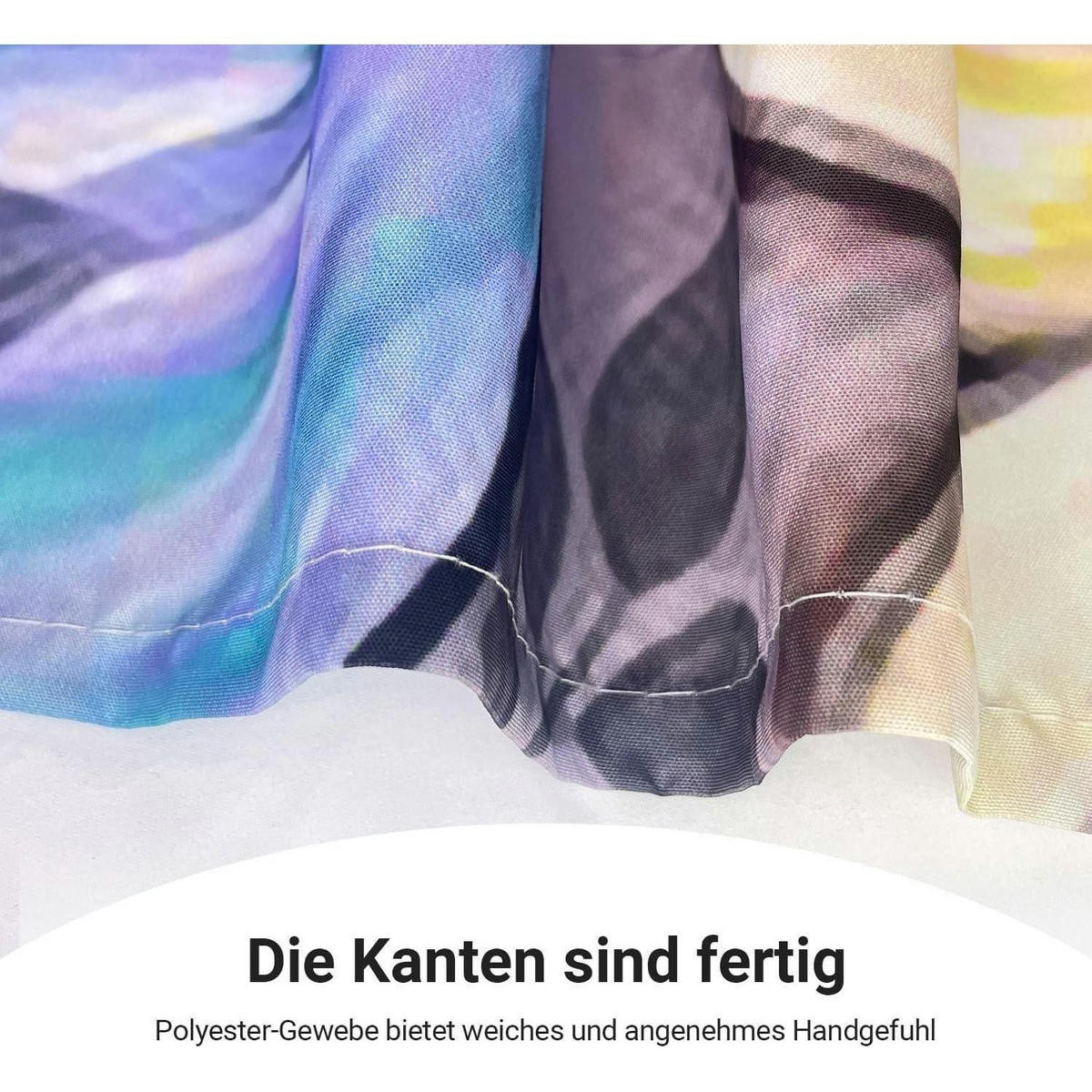 DUSCHVORHANG Böhmische Blume 240 x 200 cm - Multicolor, Textil (240/200cm)