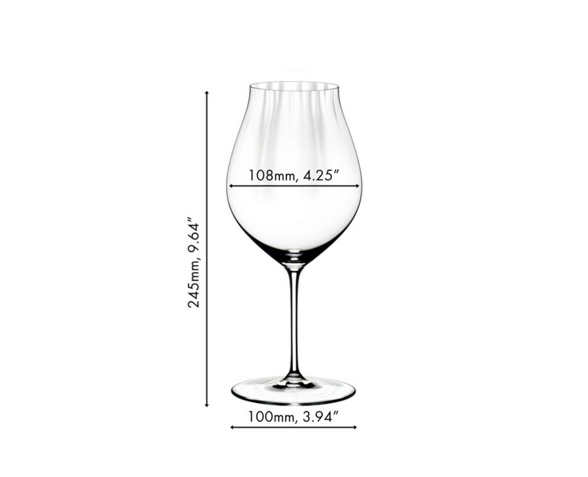 PINOT NOIR GLÄSER INKL. POLIERTUCH Performance transparent 830 ml 2er Set - Transparent, Glas (0.83L) - Riedel