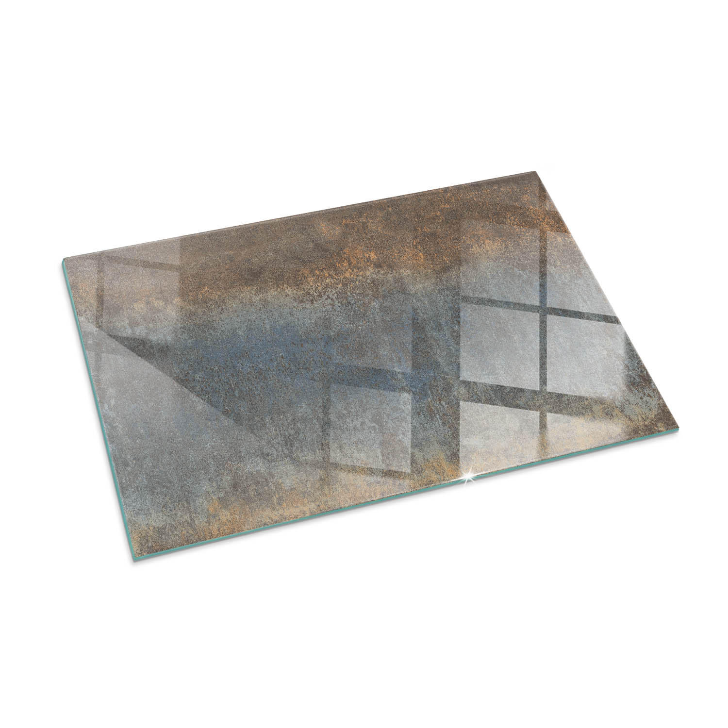 ArtPrintCave Glasplatte Braun 100x70x0.4 cm